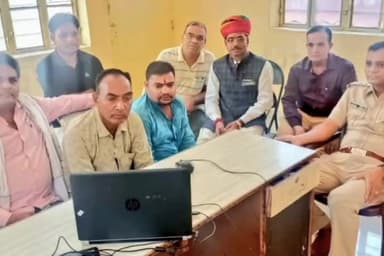 नागौर: नागौर जिला मुख्यालय पर पुलिस अधीक्षक कार्यालय में मंगलवार को राजस्थान मिशन-2030 के तहत वीडियो कांफ्रेंस का हुआ आयोजन