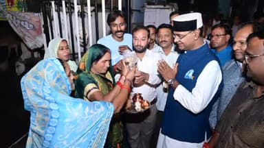 हुज़ूर: मंत्री विश्वास सारंग ने नरेला विधानसभा अंतर्गत 80 फीट रोड में सांस्कृतिक मंच का किया भूमिपूजन