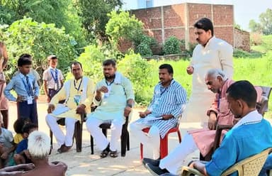 जनता दल (यू) द्वारा आयोजित मसौढ़ी विधानसभा स्तरीय कर्पूरी  चर्चा कार्यक्रम को सफल बनाने के लिए सघन जनसंपर्क अभियान  मसौढ़ी प्रखंड के विभिन्न पंचायत में किया गया #NitishKumarCM #antibjp #Jehanabad #mukhiyaji