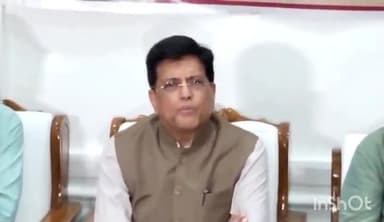 मुरार: केंद्रीय मंत्री पीयूष गोयल पहुंचे ग्वालियर, बीजेपी कार्यकर्ताओं ने किया स्वागत