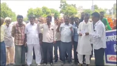 अजमेर: अजमेरु भवन निर्माण यूनियन पहुंच अजमेर जिला कलेक्ट्रेट जल कल्याणिकारी योजनाओं को लागू करने की  मांग