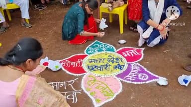 आगर: मध्य प्रदेश पटवारी संघ ने हड़ताल के 19वें दिन कलेक्ट्रेट भवन के सामने रंगोली बनाकर व मेहंदी लगाकर किया प्रदर्शन