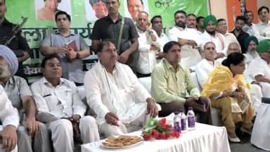 करनाल: राजपूत धर्मशाला सेक्टर 8 में इनेलो के प्रधान महाशिव अभय सिंह चौटाला ने की जनसभा संबोधित