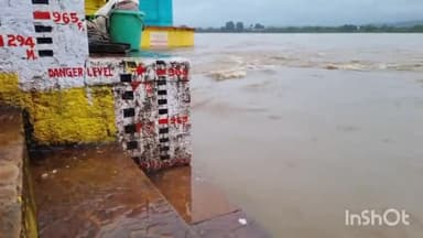 होशंगाबाद नगर: नर्मदापुरम के सेठानी घाट पर नर्मदा नदी का जलस्तर 962 फीट पर पहुंचा, तवा डैम के गेट खुलने से बढ़ रहा नर्मदा नदी का जलस्तर