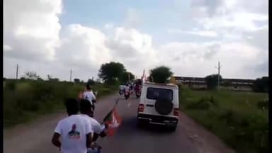 सिमरिया: भारतीय जनता युवा मोर्चा ने नगर अमानगंज से ग्राम पगरा तक निकाली बाइक रैली