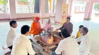 सीकर: पिपराली स्थित आश्रम में प्रधानमंत्री नरेंद्र मोदी के जन्मदिन पर यज्ञ का हुआ आयोजन, सांसद सुमेधानंद सरस्वती रहे मौजूद