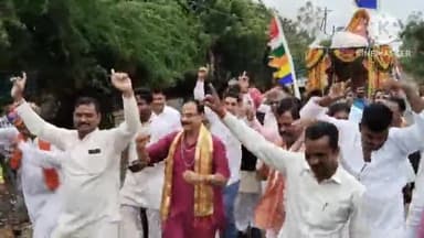 आगर: आगर के गणेश मंदिर से बाबा रामदेव जी के जन्मोत्सव पर बंजारा समाज के तत्वाधान में निकला विशाल चल समारोह ब