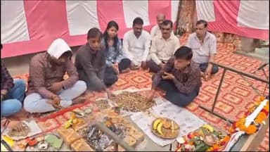 कन्नौज: विश्वकर्मा जयंती के अवसर पर रोडवेज बस स्टैंड के पीछे पानी टंकी परिसर में आयोजित हुआ कार्यक्रम, पालिका ने कराया हवन