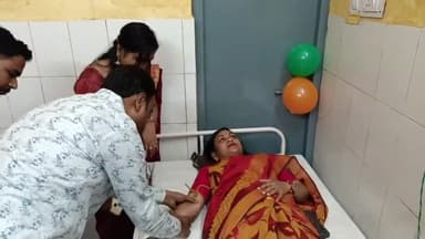 तिलहर: तिलहर विधायक सलोना कुशवाहा ने प्रधानमंत्री के जन्मदिवस के अवसर किया रक्तदान।