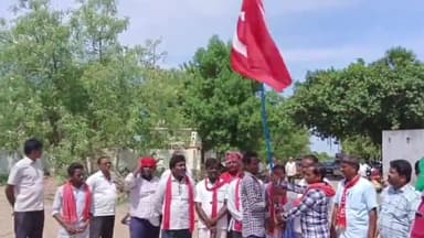 కొండపి: మర్రిపూడి మండలానికి చేరుకున్న సిపిఎం పార్టీ చేపట్టిన పోరుబాట పాదయాత్ర