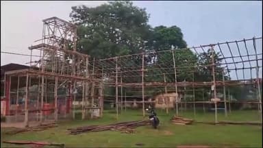 बगोदर: गणेश चतुर्थी को लेकर बगोदर ट्रेनिंग कॉलेज मैदान समेत पूरे बगोदर क्षेत्र में तैयारियां जोरों पर