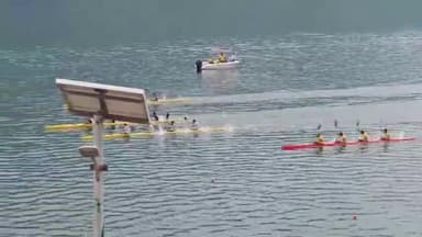 टिहरी: टिहरी झील में कम्प्टीशन के लिए आए राष्ट्रीय एवं अंतरराष्ट्रीय खिलाड़ियों ने कहा- अंतरराष्ट्रीय खेलों के लिए झील है बेहतर