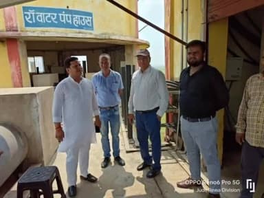 सिंगरौली: रिहंद डैम में बने चंदावल इंटेक वेल का नगर पालिका निगम अध्यक्ष ने किया निरीक्षण, अधिकारियों को दिए आवश्यक निर्देश