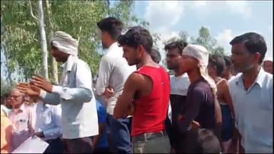 उमरिया गांव में प्रशासनिक टीम के साथ पहुंचे बरखेड़ा विधायक दिया मंदिर बनवाने का आश्वासन