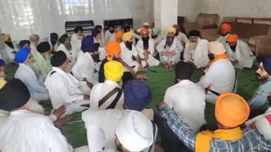 करनाल: डेरा कार सेवा गुरुद्वारा में सत्कार सभा की मीटिंग में बेअदबी के मामले में प्रशासन से की गई आरोपियों की गिरफ्तारी की मांग