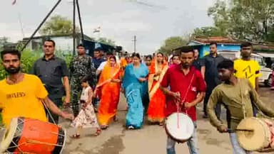 झरिया/जोरापोखर/सिंदरी: ज़यरामपुर कोलयरी स्थित भैंस मोड मैदान में फुटबॉल टूर्नामेंट का हुआ आयोजन, BJP कार्यसमिति सदस्य रागिनी सिंह ने की शिरकत