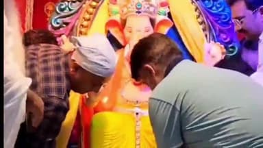 करनाल: सराफा बाजार में मराठा समाज की ओर से की गई श्री गणपति के मूर्ति की स्थापना, की गई पूजा-अर्चना