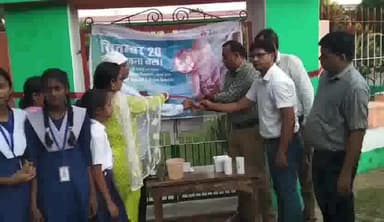 जलालगढ़: आ.म.व. जलालगढ में PHC प्रभारी एवं BEO ने संयुक्त रूप से की फाइलेरिया उन्मूलन कार्यक्रम की शुरुआत