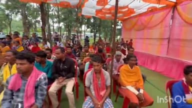 दरभा: पूर्व विधायक संतोष बाफना ने ग्राम चिंगपाल में किया 15वें वित्त जिला पंचायत निधि से निर्मित बाजार शेड का लोकार्पण