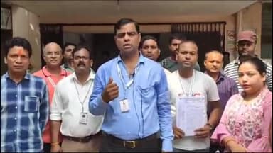 गाज़ियाबाद: निजी स्कूलों द्वारा RTE के तहत दाखिले नहीं लिए जाने को लेकर GPA ने BSA कार्यालय में किया विरोध प्रदर्शन