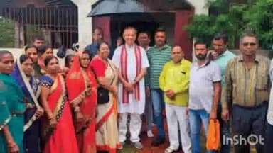 मांडू: सांसद जयंत सिन्हा का धनहरा चौक में भाजपा कार्यकर्ताओं ने स्वागत किया