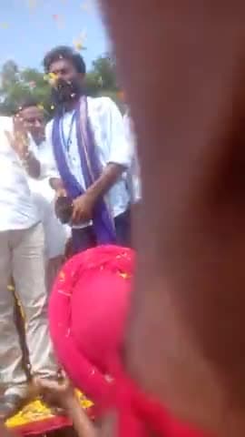 #डग : डग भीम आर्मी चीफ चंद्रशेखर आजाद पहुंचे संविधान बचाओ यात्रा के साथ और डग से  अपनी पार्टी के प्रत्याशी घोषित किया