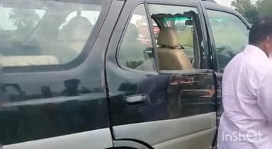 विदिशा नगर: नेशनल हाईवे 146 पर ग्यारसपुर बाईपास के पास ट्रक ने स्कॉर्पियो गाड़ी में मारी टक्कर, चालक को आई मामूली चोट