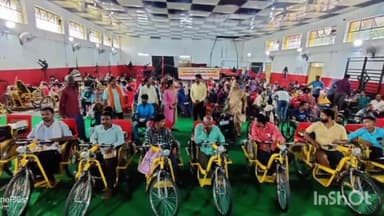 पेण्ड्रा: जीपीएम में दिव्यांगजनों-वृद्धजनों के लिए  सहायक उपकरण वितरण शिविर किया गया आयोजित, 138 सहायक उपकरण किए गए वितरित