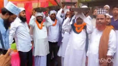 मांडू: शनिवार को माडु प्रखंड के रतवे जमा मस्जिद के छत की ढलाई का कार्य हुआ शुरू गांव के लोगों ने बढ़-चढ़कर हिस्सा लिया