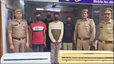 गाज़ियाबाद: थाना नंदग्राम पुलिस ने मोरटी में हुई चोरी का खुलासा कर 4 आरोपियों को राजनगर एक्सटेंशन से किया गिरफ्तार