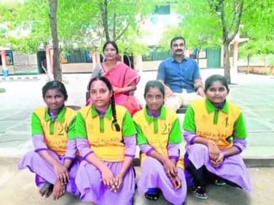 కొండపి: రాష్ట్రస్థాయి పోటీలకు చిరుకూరపాడు జిల్లా పరిషత్ ఉన్నత పాఠశాలకు చెందిన విద్యార్థులు ఎంపిక