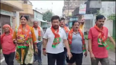 गिरिडीह: भारतीय जनता पार्टी की ओर से मकतपुर की इंदिरा कॉलोनी और आसपास में चलाया गया मेरी माटी मेरा देश अभियान