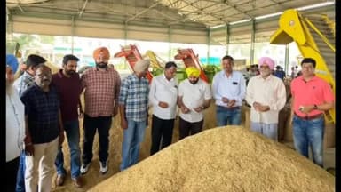 ਨਾਭਾ: ਅਨਾਜ ਮੰਡੀ 'ਚ ਆ ਰਹੀ ਝੋਨੇ ਦੀ ਫ਼ਸਲ ਦੀ ਖਰੀਦ ਦਾ ਜਾਇਜ਼ਾ ਲੈਣ ਪਹੁੰਚੇ ਜ਼ਿਲ੍ਹਾ ਯੋਜਨਾ ਬੋਰਡ ਦੇ ਚੇਅਰਮੈਨ