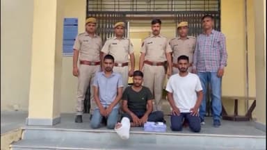 सीकर: हर्ष इलाके से सदर पुलिस ने ₹25000 के इनामी बदमाश राजू भावरिया सहित 3 आरोपियों को किया गिरफ्तार