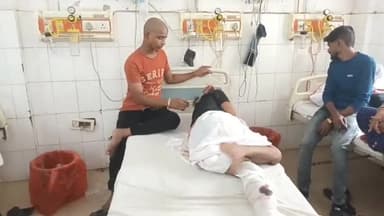 देेेवरिया: देवरिया:पकड़ी वीरभद्र के बाद सड़क हादसे में युवक को आई गंभीर चोट