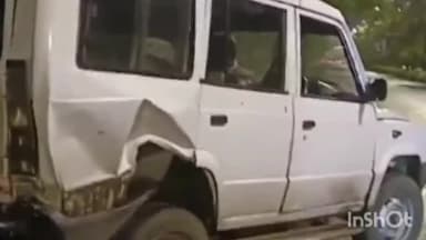 पनवेल: पामबीच मार्गावर जखमी तरुणांना मदत करणाऱ्या वाहतूक पोलिसांचा अपघात, भरधाव कारने पोलिसांच्या गाडीला दिली धडक