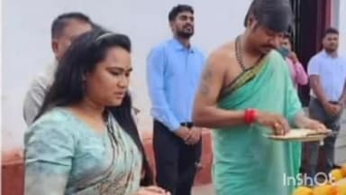 दंतेवाड़ा: जिला पंचायत अध्यक्ष तूलिका कर्मा ने दंतेश्वरी मंदिर से चलित पशु चिकित्सा इकाई वाहनों को हरी झंडी दिखाकर किया रवाना