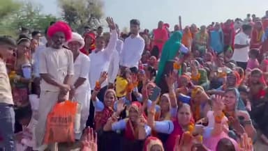 बहरोड़: भाजपा नेत्री व प्रदेश भाजपा प्रवक्ता शानू यादव का बेहरामपुर में किया गया स्वागत