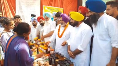 ਨਾਭਾ: ਪੰਜਾਬ ਫਾਰਮ ਵਿਖੇ ਜਿਲ੍ਹਾ ਪੱਧਰੀ ਕਿਸਾਨ ਸਿਖਲਾਈ ਕੈਂਪ ਅਤੇ ਖੇਤੀ ਪ੍ਰਦਰਸ਼ਨੀ ਵਿੱਚ ਪਹੁੰਚੇ ਪੰਜਾਬ ਦੇ ਕੈਬਨਿਟ ਮੰਤਰੀ ਜੌੜੇਮਾਜਰਾ