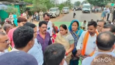 डोंगरगांव: मोहड़ चौक पर ग्रामीणों ने विभिन्न मांगों को लेकर किया चक्का जाम