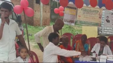 बिरनी: PHC तुलाडीह में आयुष्मान भारत योजना के तहत स्वास्थ्य शिविर का हुआ आयोजन