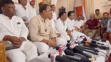 टीकमगढ़: सर्किट हाउस में जन आक्रोश यात्रा प्रभारी अरुण यादव ने प्रेसवार्ता के दौरान भारतीय जनता पार्टी पर लगाए गंभीर आरोप