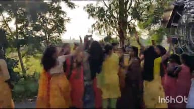 ग्यारसपुर: ग्यारसपुर पुलिस प्रशासन की मौजूदगी में जैन पैट्रोल पंप के सामने तालाब में विसर्जित हुए गणपति महाराज