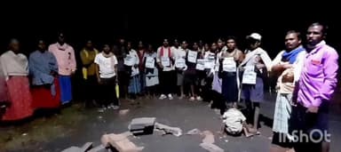 तोकापाल: ग्राम मांडवा में जनता कांग्रेस जे ने लगाई जन चौपाल , ग्रामीणों की समस्याओं से हुए रूबरू