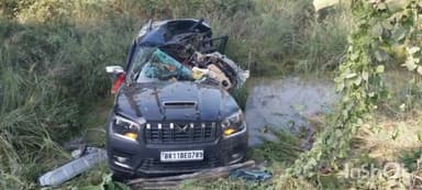 कृत्यानंद नगर: बनभाग मोड़ स्थित मिलिया स्कूल के पास तेज रफ्तार स्कॉर्पियो पलटी, दो लोग घायल