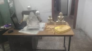 हुज़ूर: भोपाल के वर्तमान नगर से जैन मंदिर में चोरी की गई मूर्ति को पुलिस ने किया बरामद,दो आरोपित हिरासत में