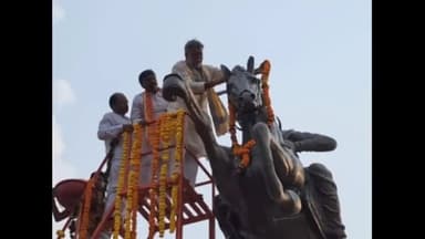 दमोह: जबेरा में केंद्रीय मंत्री प्रह्लाद पटेल ने रानी अवंतीबाई की प्रतिमा का किया अनावरण