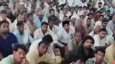 करनाल: मानव सेवा संघ करण पार्क में प्रदेश भर के ट्यूबल ऑपरेटर ने अपनी मांगों को लेकर किया प्रदर्शन