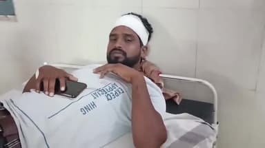 नरसिंहपुर: बम्हनी गांव में दुकान के बगल में खड़े युवक पर दुकानदार ने लोहे की रॉड से किया हमला