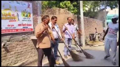 बरखेड़ा नगर पंचायत में चेयरमैन श्याम बिहारी भोजवाल ने मनाया स्वच्छता पखवाड़ा